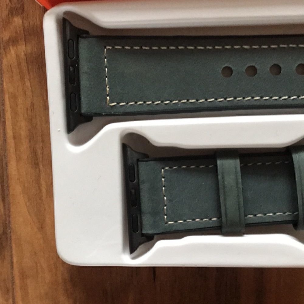 NEW Gray/Blue Apple Watch Band - Picture 2 of 5